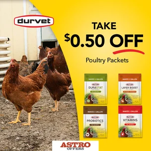 Durvet | $0.50 OFF …