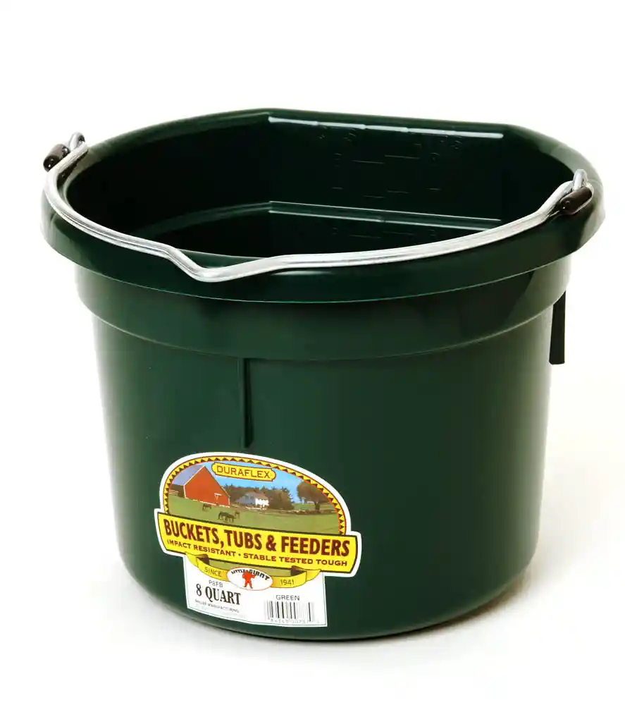 BUCKET PLASTIC F/B 8QT GRN P8FB