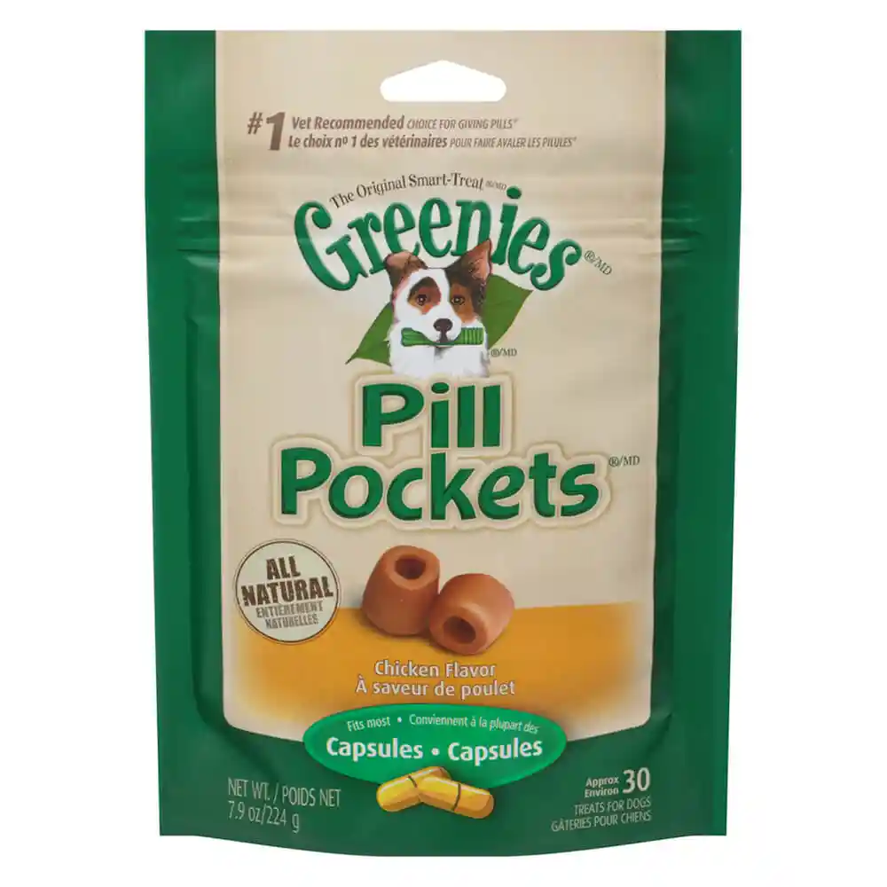 GREENIES PILL PCKTS CHKN 7.9 OZ