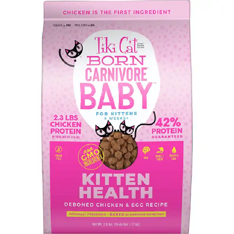 Born Carnivore Baby Dry Kitten Food - Chkn And Egg