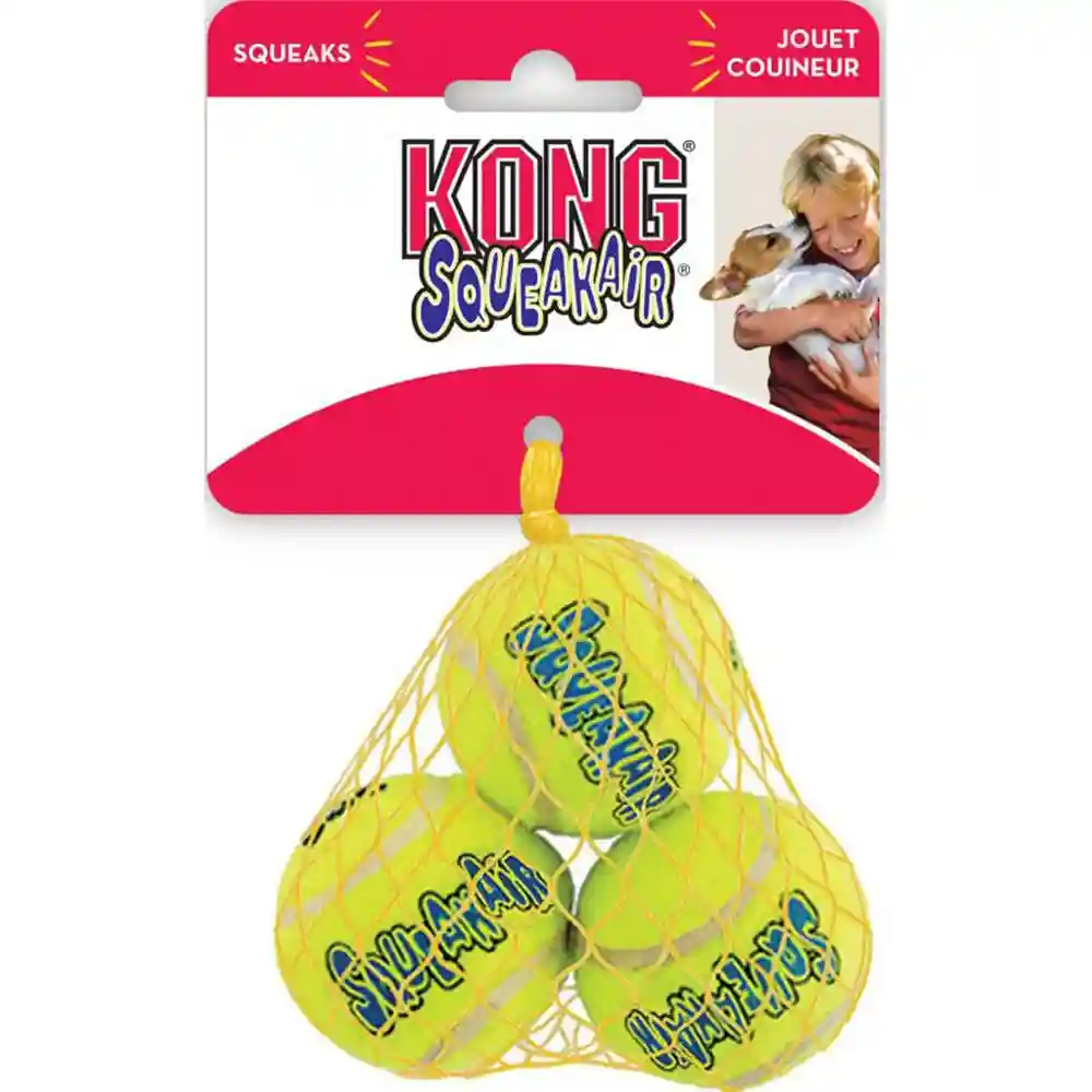KONG AIR DOG BALL SM 3PK