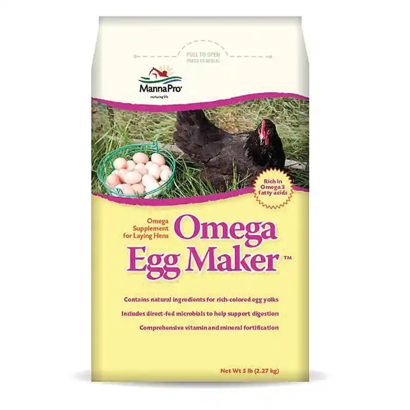 Omega Egg Maker Supplement For Laying Hens 5-lb