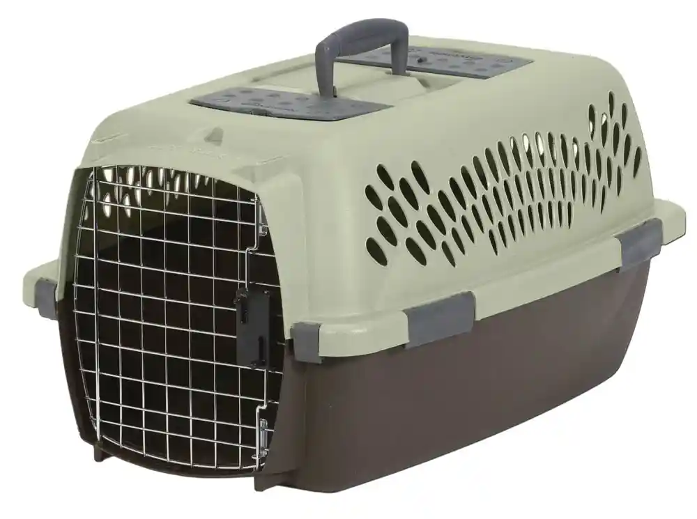 AP PET CARRIER PINK/BL 15#