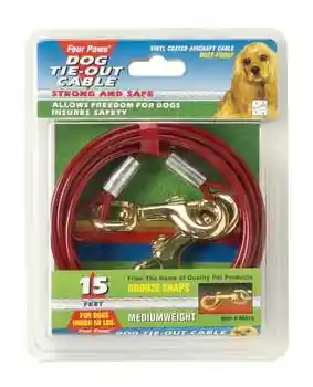 TIE OUT 15FT MED WT RED