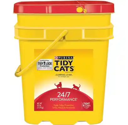 35# TIDY CAT 24/7 PERF SCOP PAIL