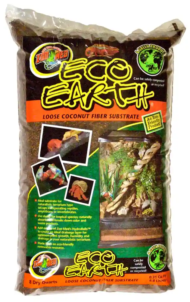 Eco Earth Loose Coconut Fiber Substrate 8-qt