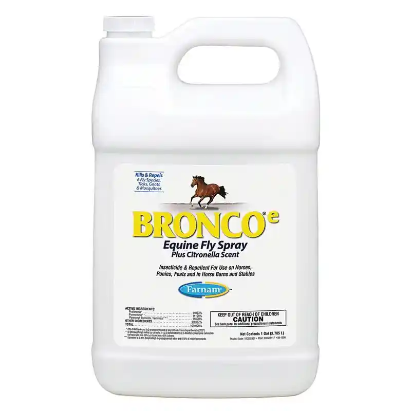 Bronco E Equine Fly Spray Citronella 128 Ounce