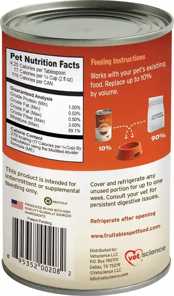 FRUITABLES PUMP/GINGER 15 OZ