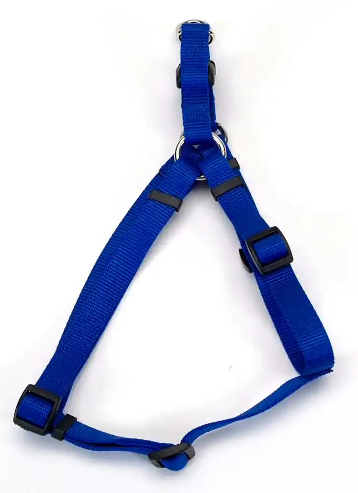 Adjustable Dog Harness - Blue 1" X 26"38"
