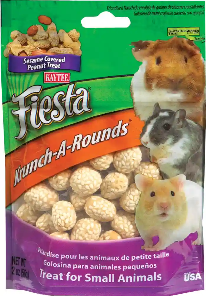 Kaytee Fiesta Krunch a Rounds Peanut 2 Oz