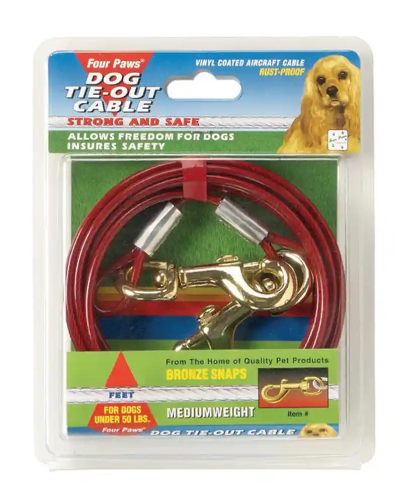 TIE OUT 30FT MED WT RED