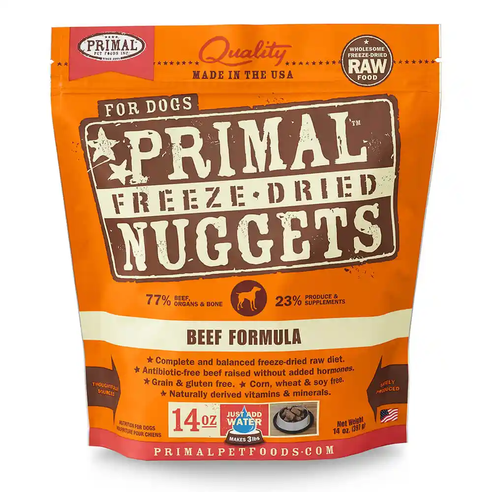 14 OZ PRIMAL FD BEEF DOG