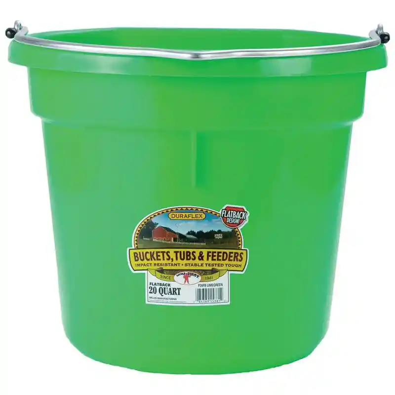 BUCKET PLASTIC F/B LIME P20FB