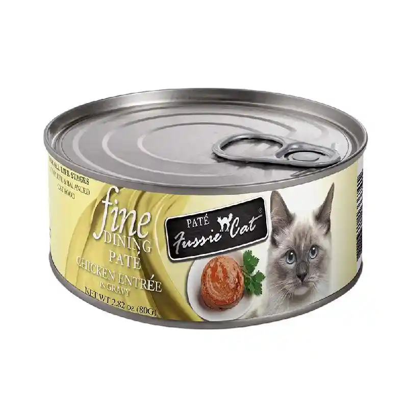 2.8 OZ FUSSIE CAT FD CHKN PT