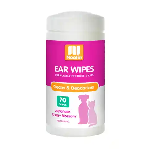NOOTIE CHRRY BLSM EAR WIPES 70CT