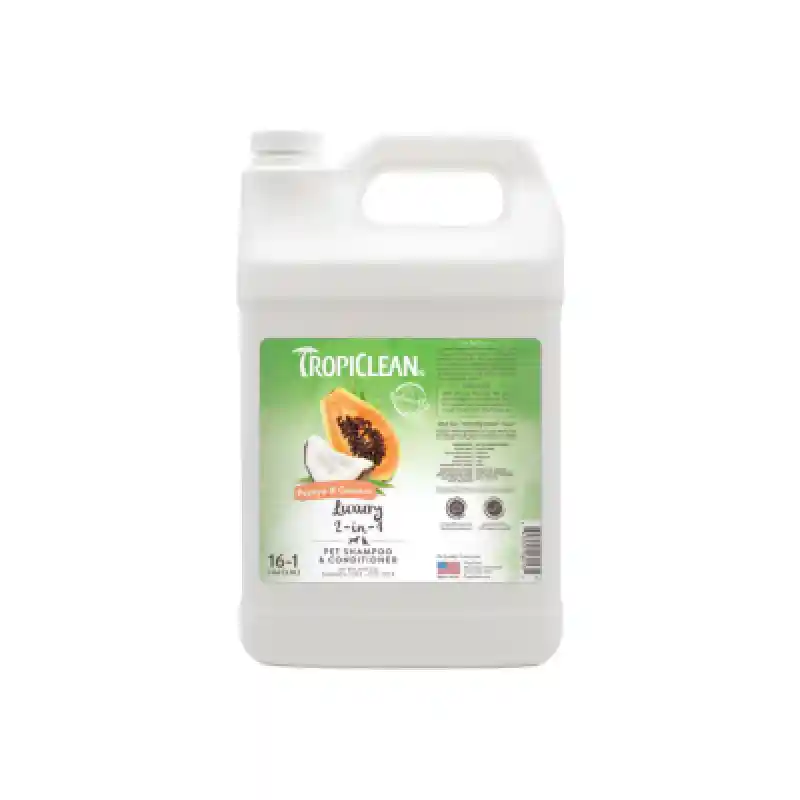 TROP 2-1 PAPAYA AND CNUT SHAMPOO GAL