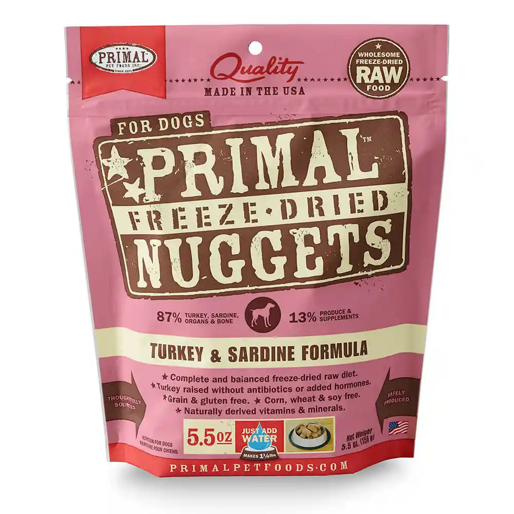 5.5 OZ PRIMAL FD TURK/SARD NUG