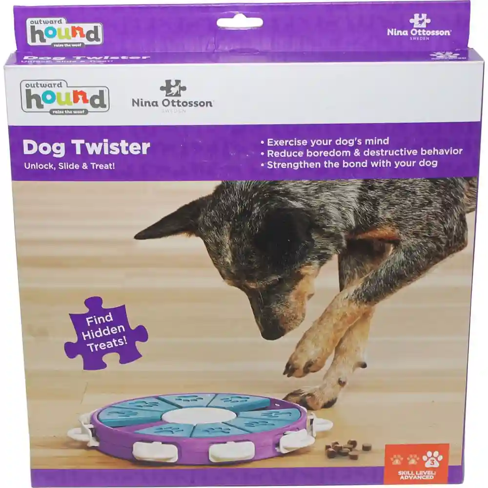 DOG TWISTER PUZZLE PURPLE