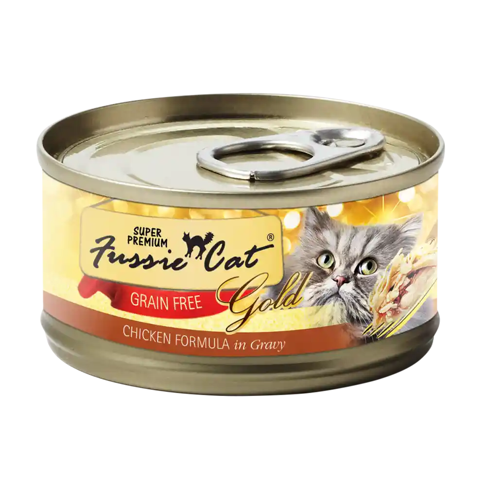 5.5 OZ FUSSIE CAT CHKN GRVY