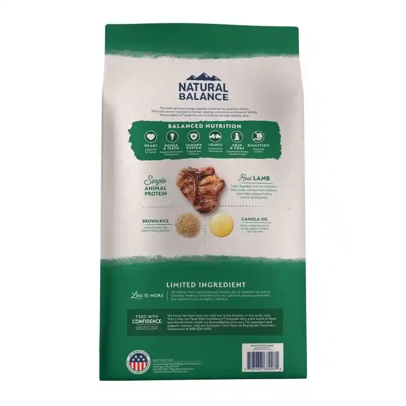 Lamb And Brown Rice - 24lb