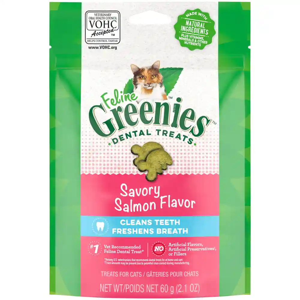 FELINE GREENIES SALMON 2.1 OZ