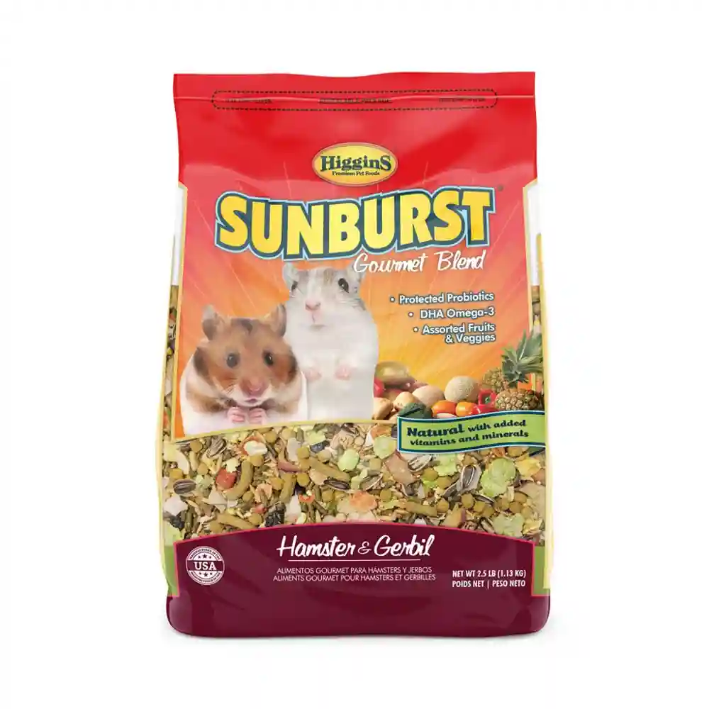 Sunburst Gourmet Blend Hamster And Gerbil - 2.5-lb