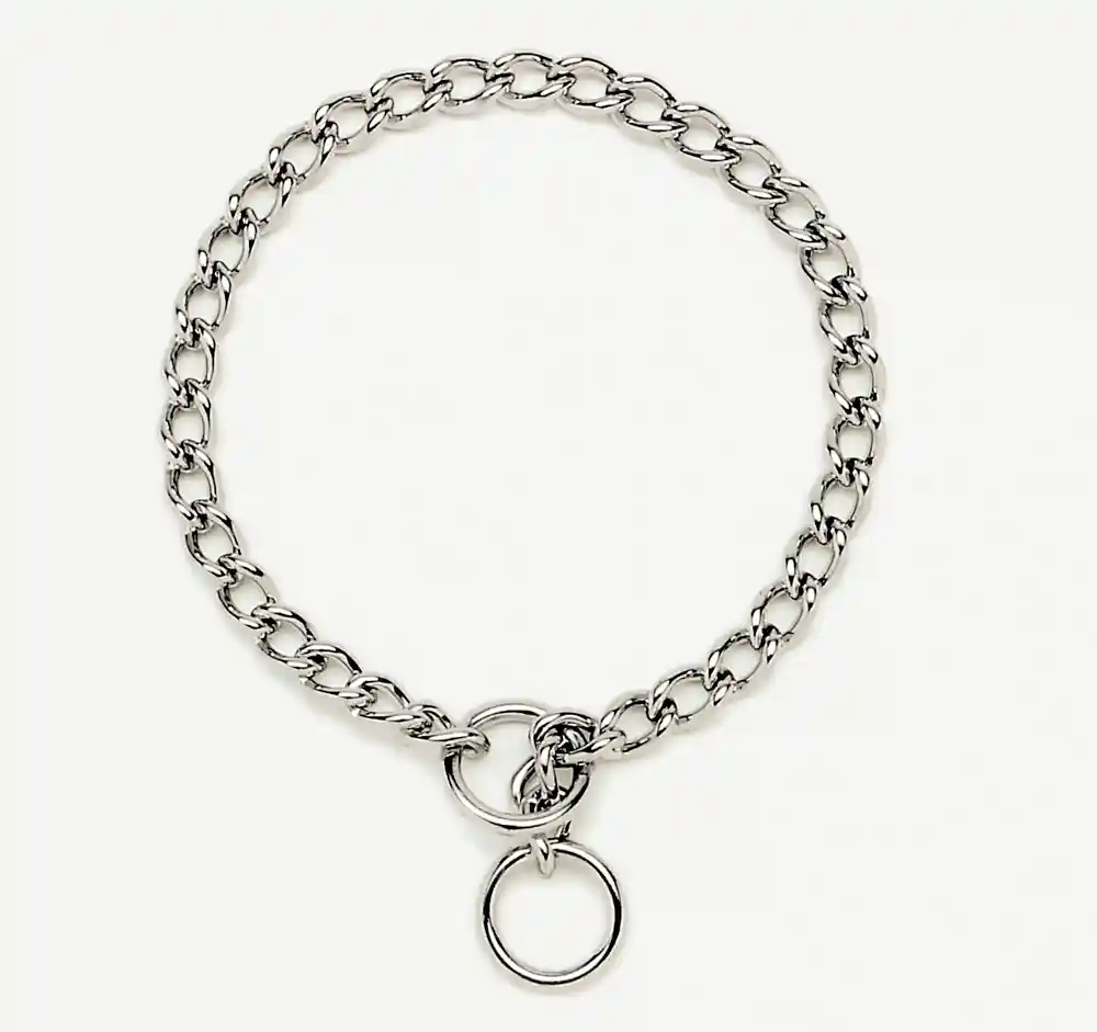 Chain Training Dog Collar - Chrome 2.0 Mm X 14"