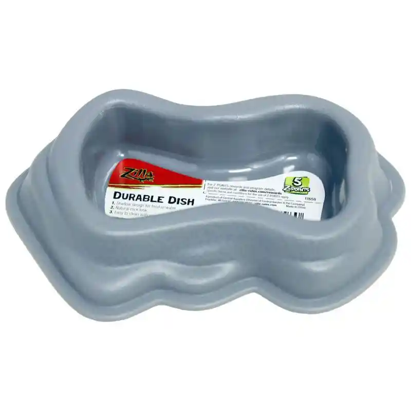 ZILLA DURABLE DISH GREY MD