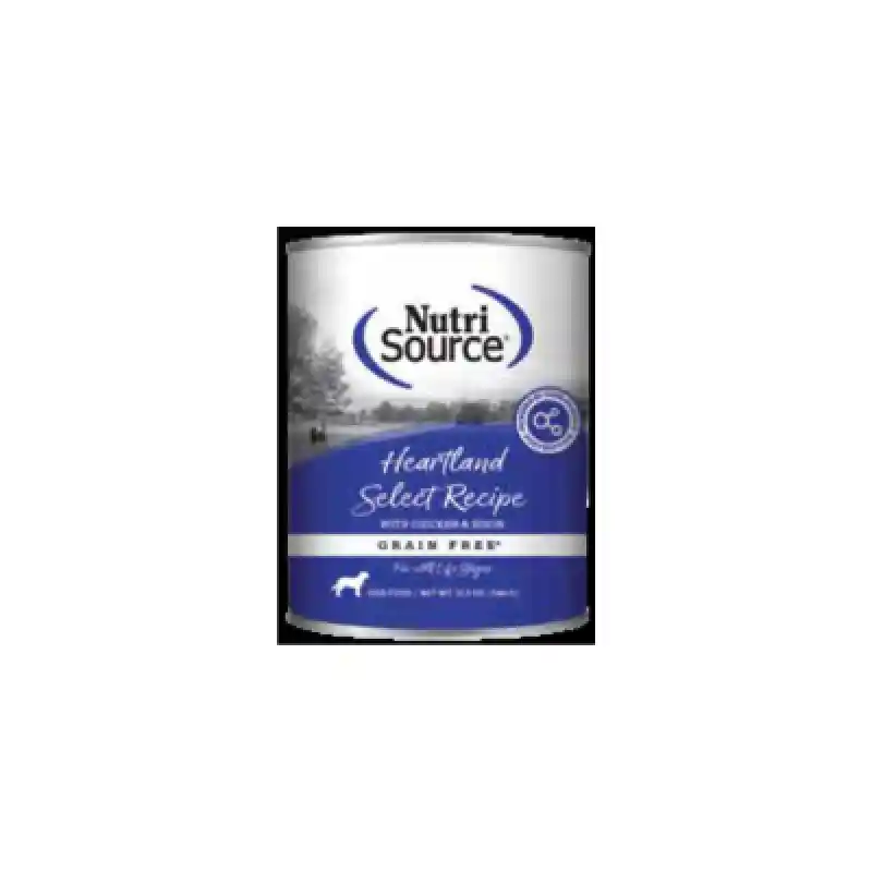 Nutrisource Dog Heartland Select Gf Can 12.3oz 12/cs