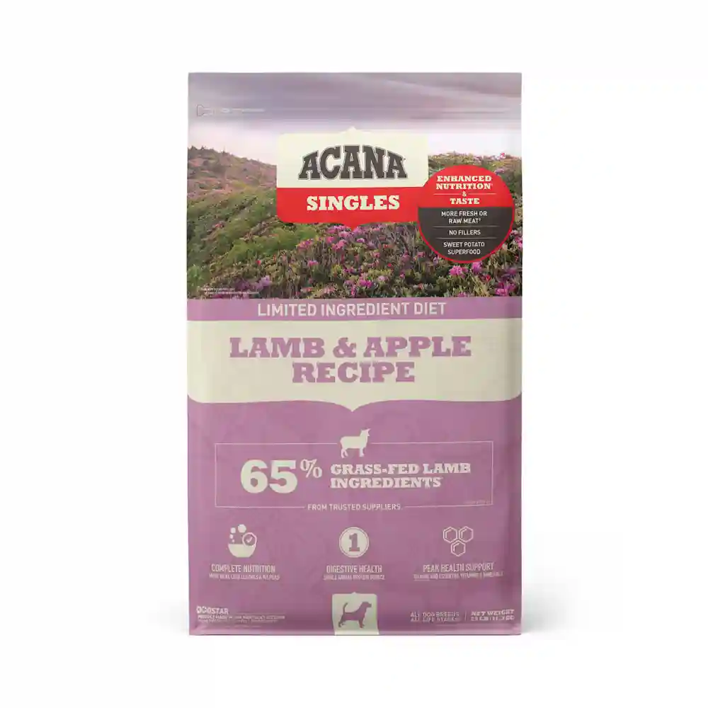 Acana Singles Limited Ingredient Lamb & Apple Grain-free Dry Dog Food 25-lb