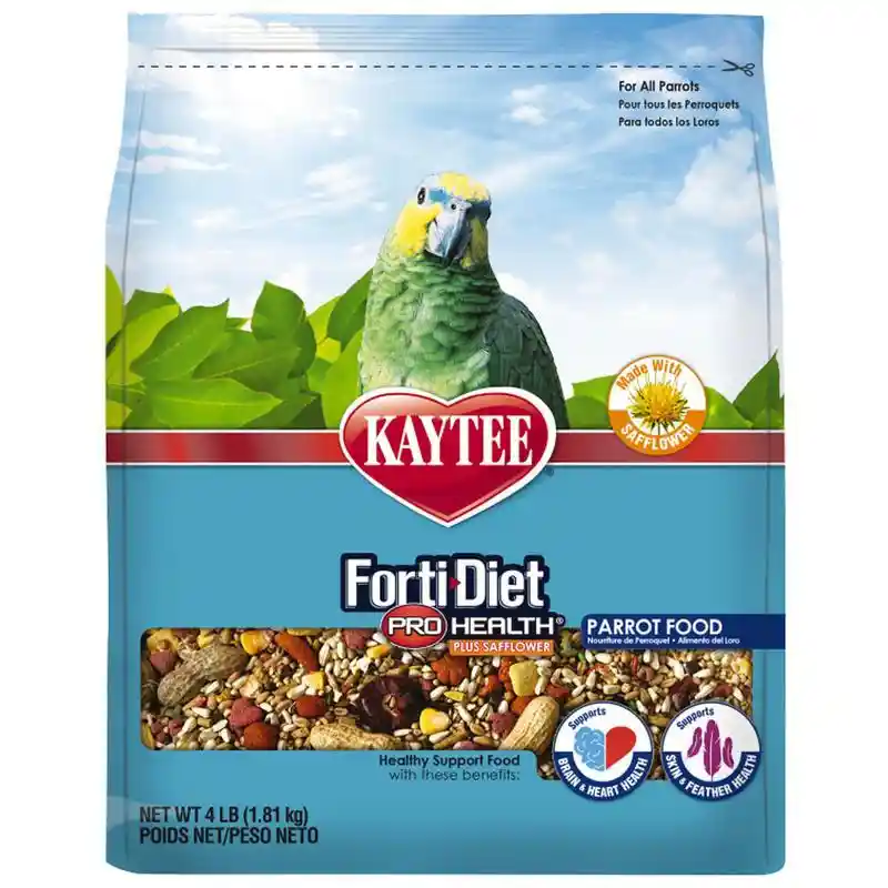 Kaytee Fdph Feather Parrot W/ Safflower 4 Lb