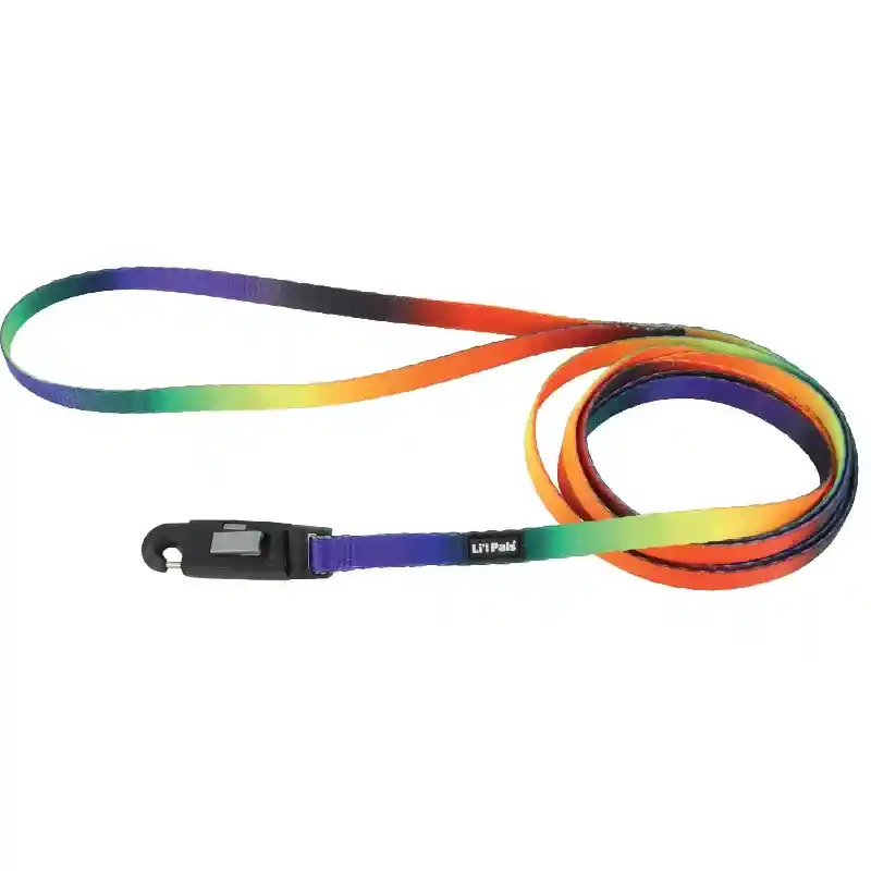 LIL PALS ADJ RAINBOW COLLAR 6-8"