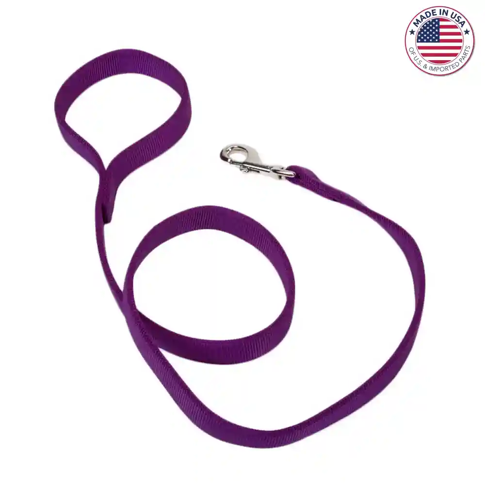 COASTAL 2 PLY LEAD PURPLE 6'