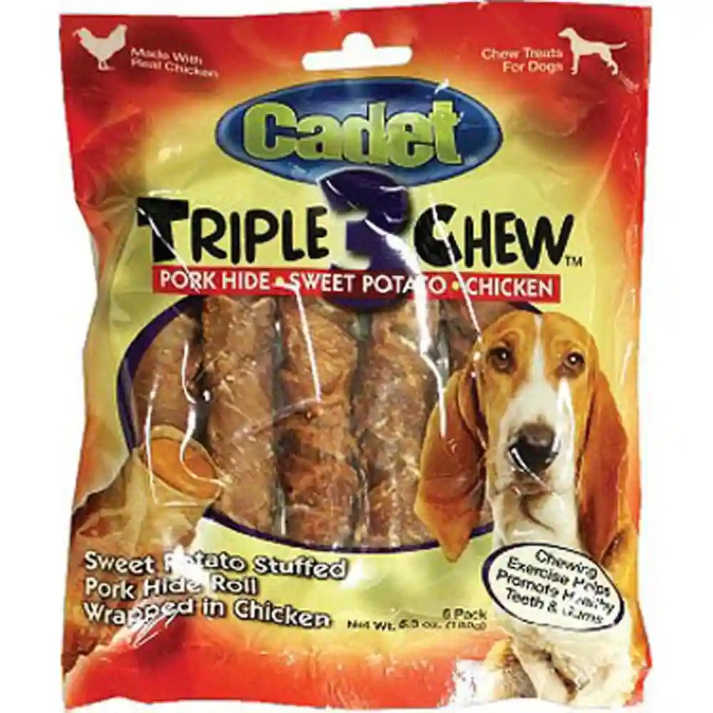 CADET TRIPLE CHEWS 6PK