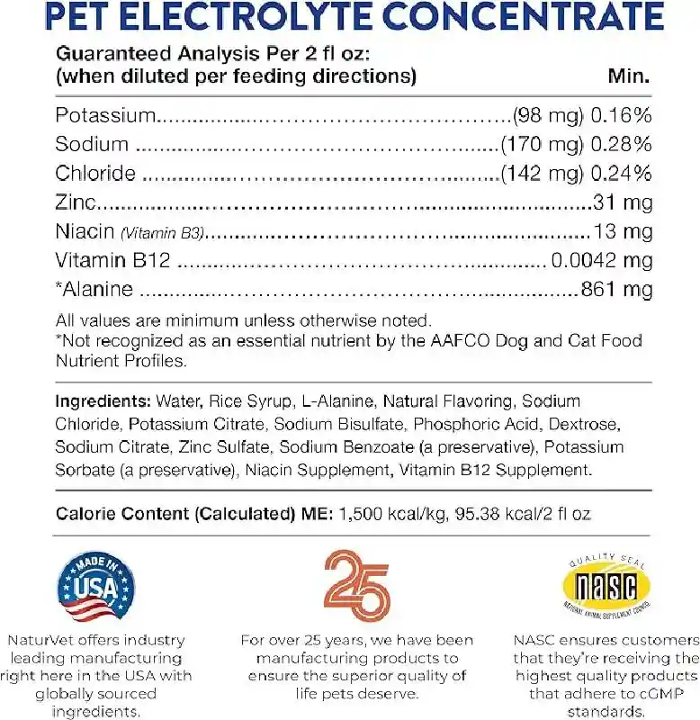 NV PET ELECTROLYTES 16 OZ