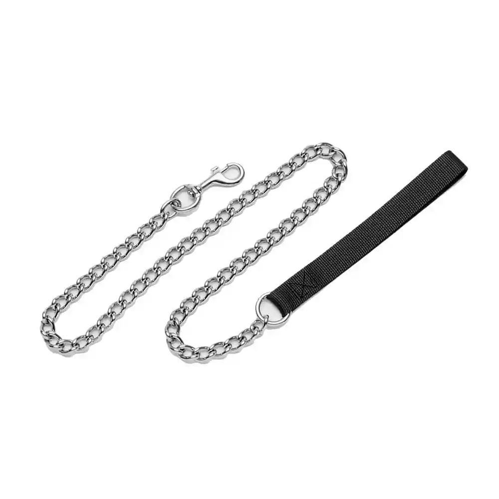 4' CHAIN LEAD W BLK NYLON HANDLE