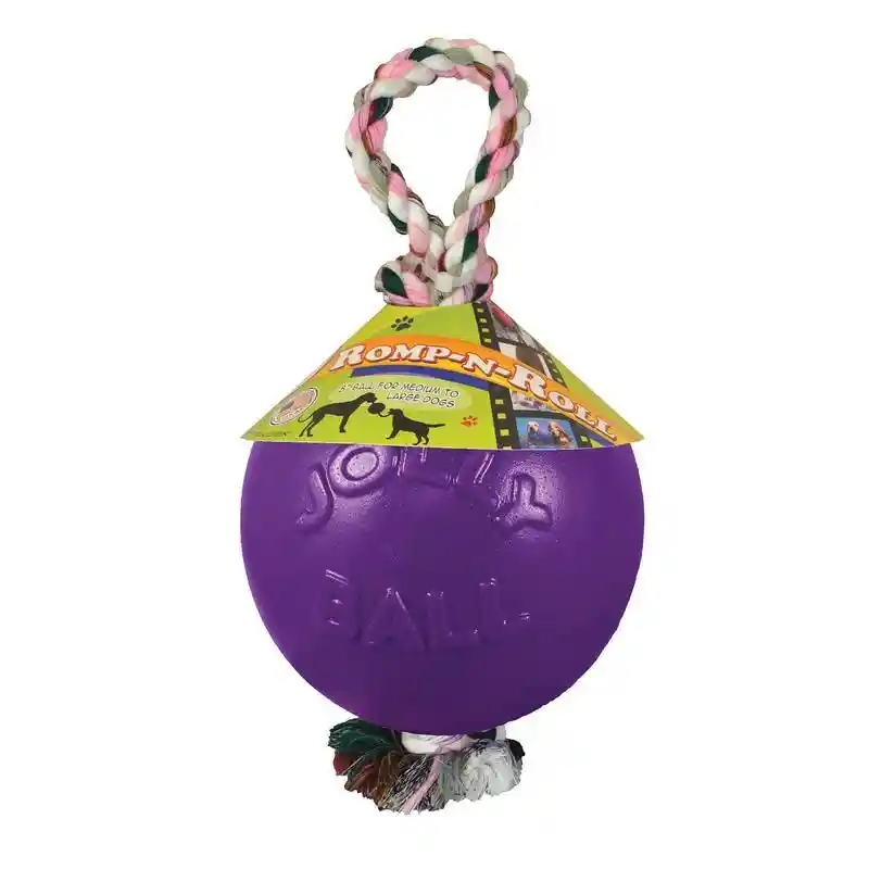 ROMP N ROLL JOLLY BALL 8" PURP