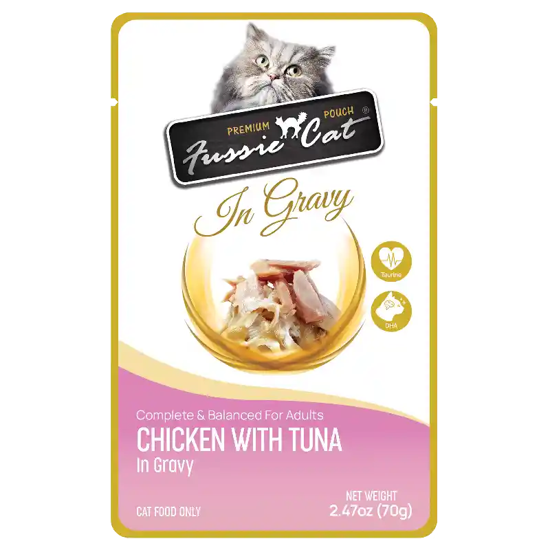 2.47 OZ FUSSIE CHKN/TUNA GRVY