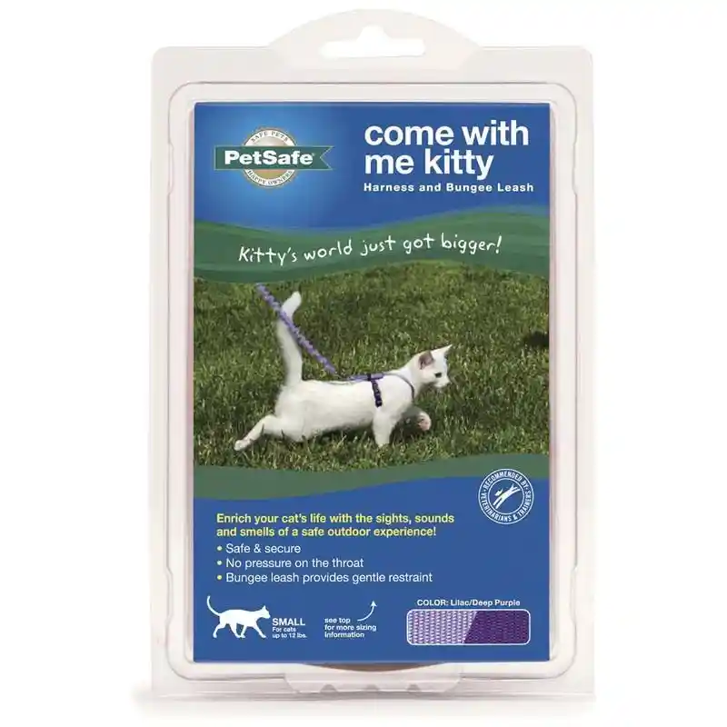 KITTY HARNESS AND LEASH SM LAVDR