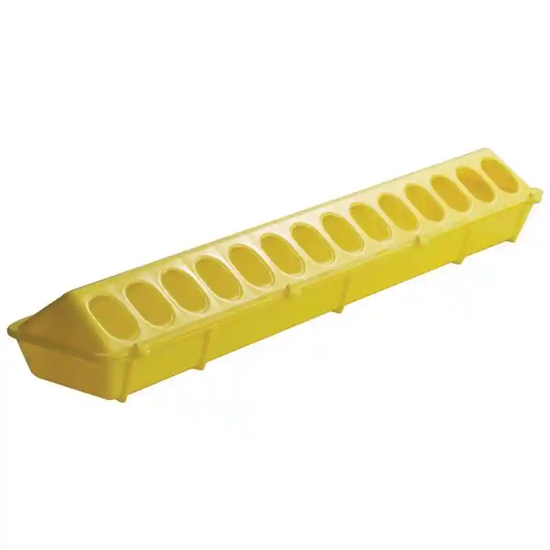 FLIP TOP PLASTIC FEEDER YELLOW