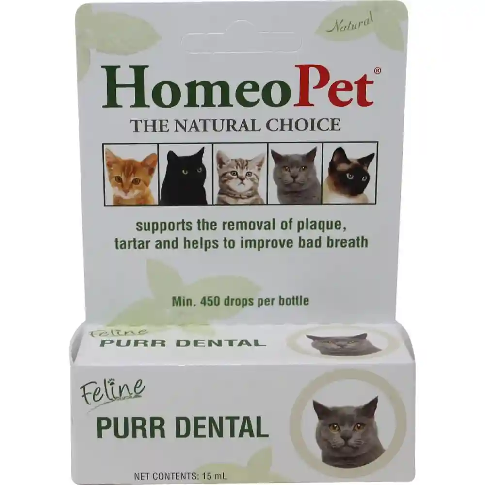 HOMEOPET PURR DENTAL CAT