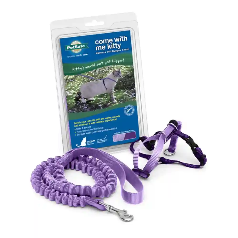 KITTY HARNESS AND LEASH SM LAVDR