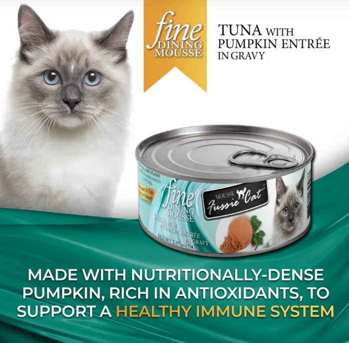 2.47 OZ FUSSIE FINE DINING MOUSSE TUNA/PUMPKIN