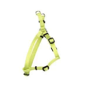Adjustable Dog Harness - Lime 3/8" X 12"18"