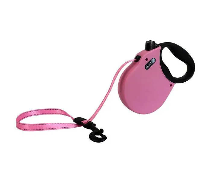 Alcott Retractable Leash Pink-large
