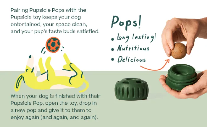 Woof Pupsicle Beef Pops Xl